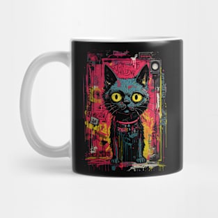 Kitten Abstract Painting Mug